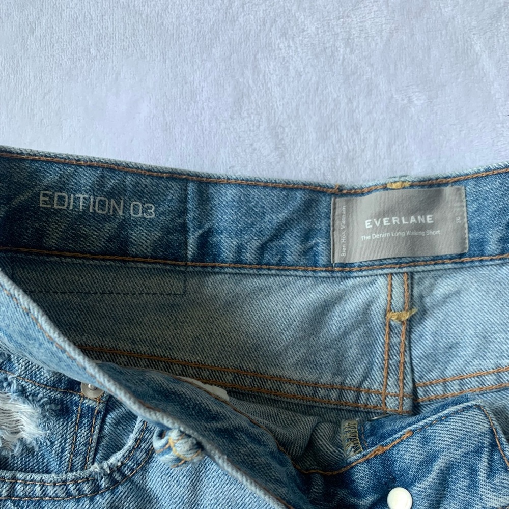 Everlane The Edition 03 Deconstructed Jean Shorts - Picture 4 of 7